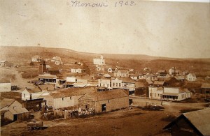 A 1908 photo of the town of Monowi NE Nebraska Directory A 1908 photo of the town of Monowi NE