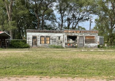 Abandoned Gas Station at Inman Nebraska Nebraska Directory