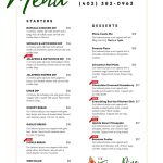 Tipsy Pine Menu 2