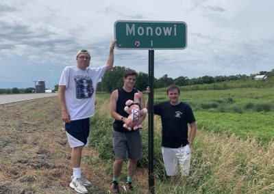 Monowi Highway Sign Nebraska Directory