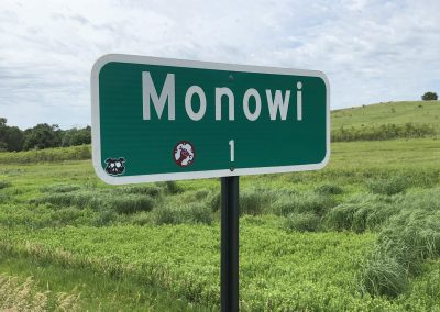 Monowi Population Sign Nebraska Directory Monowi Population Sign
