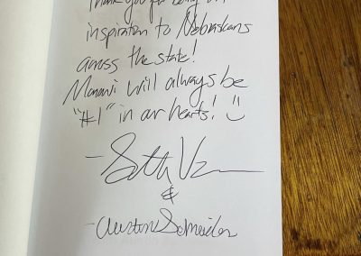 Thank You letter Nebraska Directory