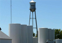 page nebraska water tower