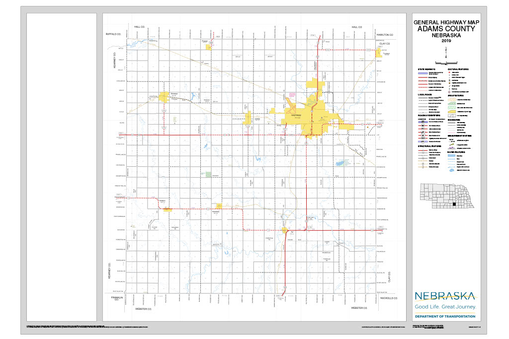 Adams County Road Map