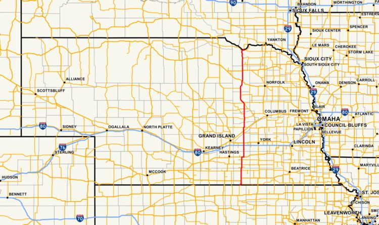 Nebraska Highway 14 Map